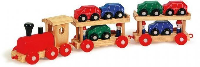 Wooden Train with Cars version 1