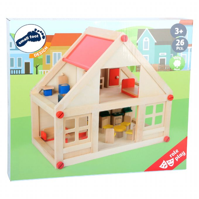 Self-build dollhouse incl. furniture version 2