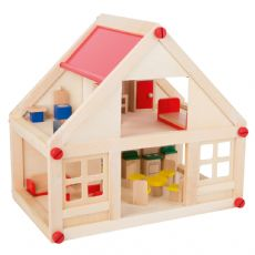 Self-build dollhouse incl. furniture