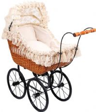 Wicker Cornelia Doll Carriage