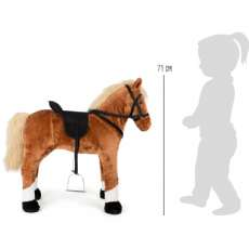 Plysjhest med lys 11177 box