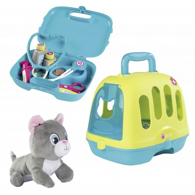 Veterinarian play set with transport cage version 1