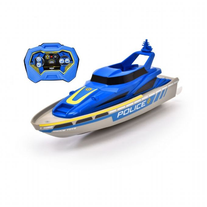 Remote Control Turbo Speed Police Boat 33 cm version 1
