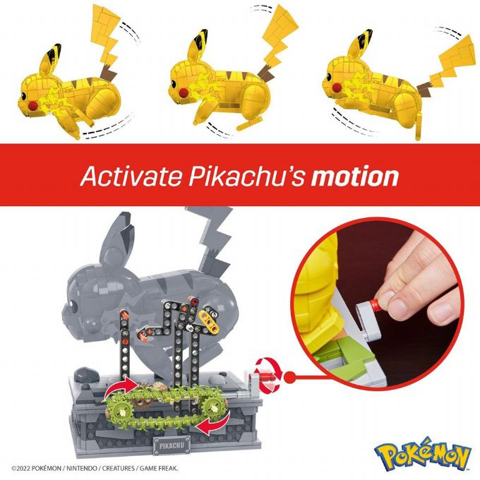 Mega Pokmon Motion Pikachu Construction version 5