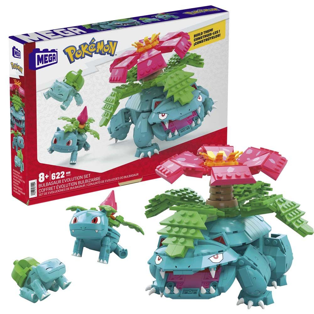 Mega Construx Pokémon Bulbasaur Evolutio Mega Bloks Pokémon Construx-figur HHM17