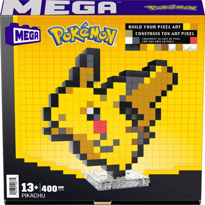 Mega Bloks Pikachu Pixel Art version 2
