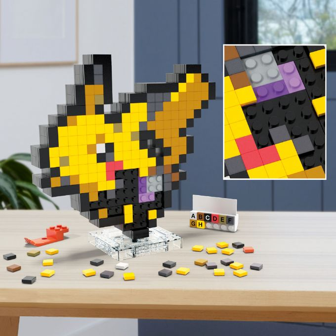 Mega Bloks Pikachu Pixel Art version 4