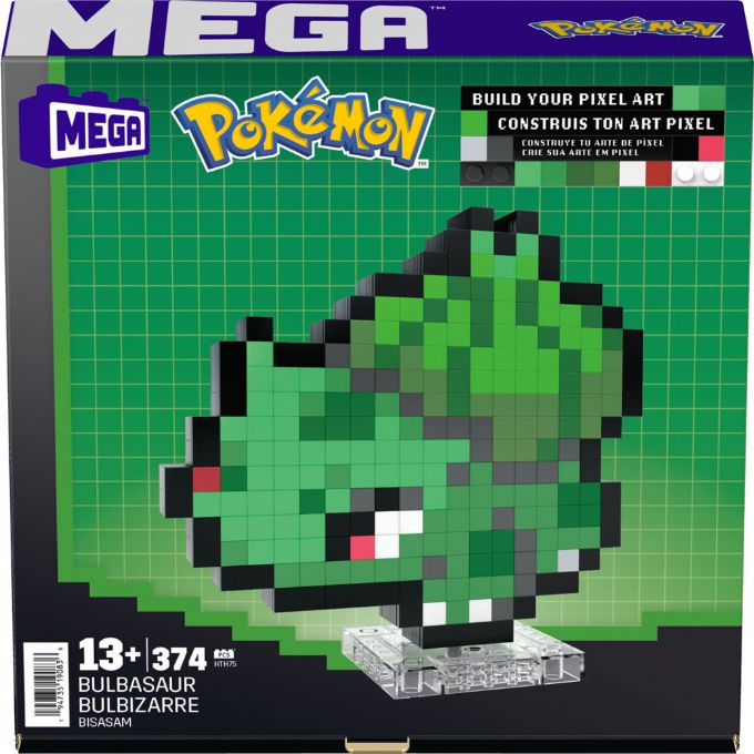 Mega Bloks Bulbasaur Pixel Art version 2