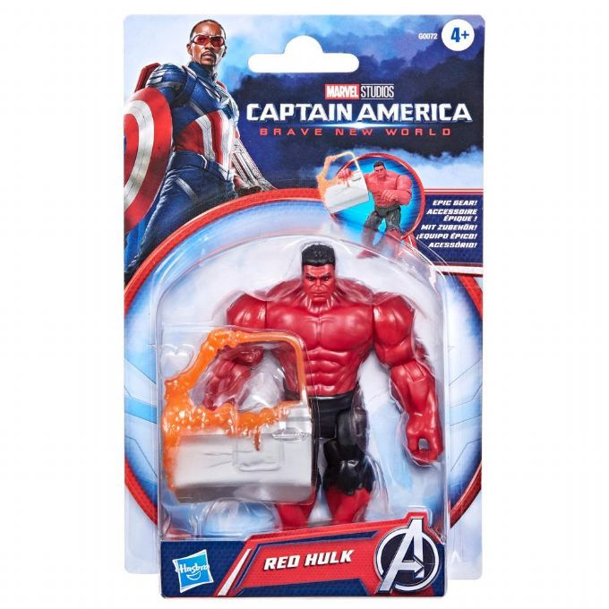Avengers Red Hulk Deluxe B hahmo 10CM version 2