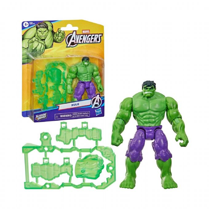 Avengers Hulk -hahmo tarvikkeilla version 1