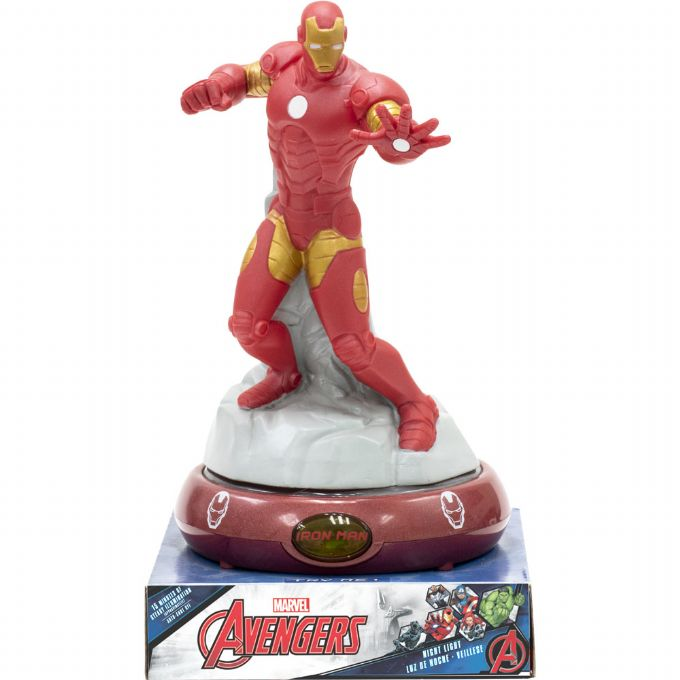 Iron Man 3D Figur Natlampe