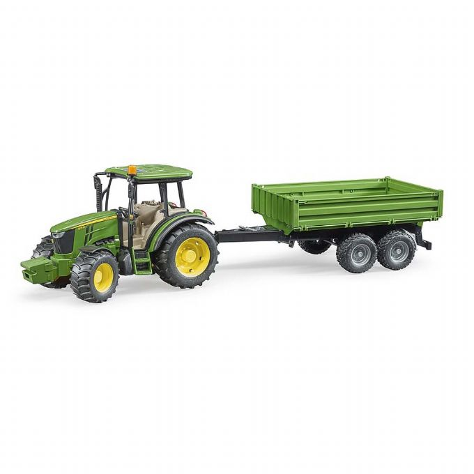 John Deere 5115 M with tipping trailer version 1