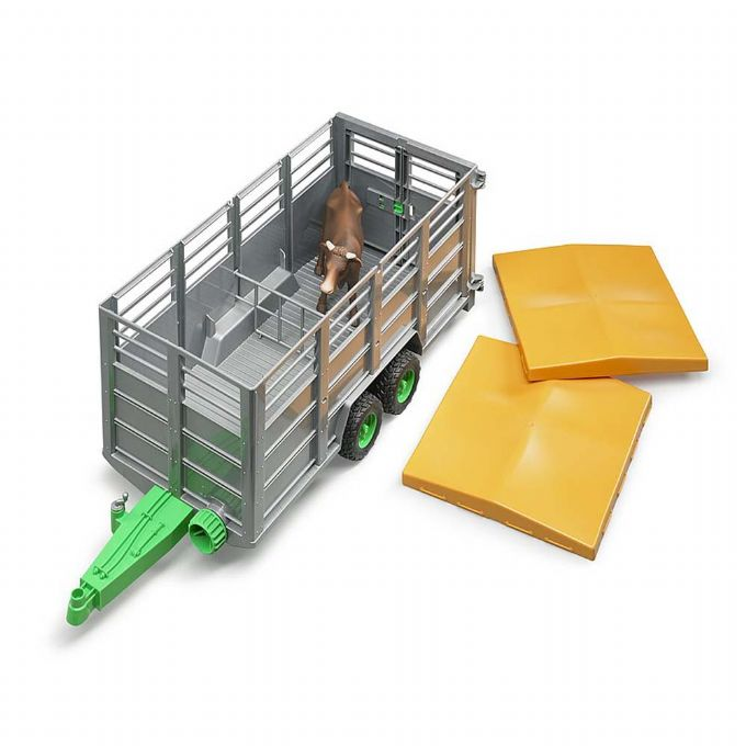 Livestock trailer with 1 cow version 3