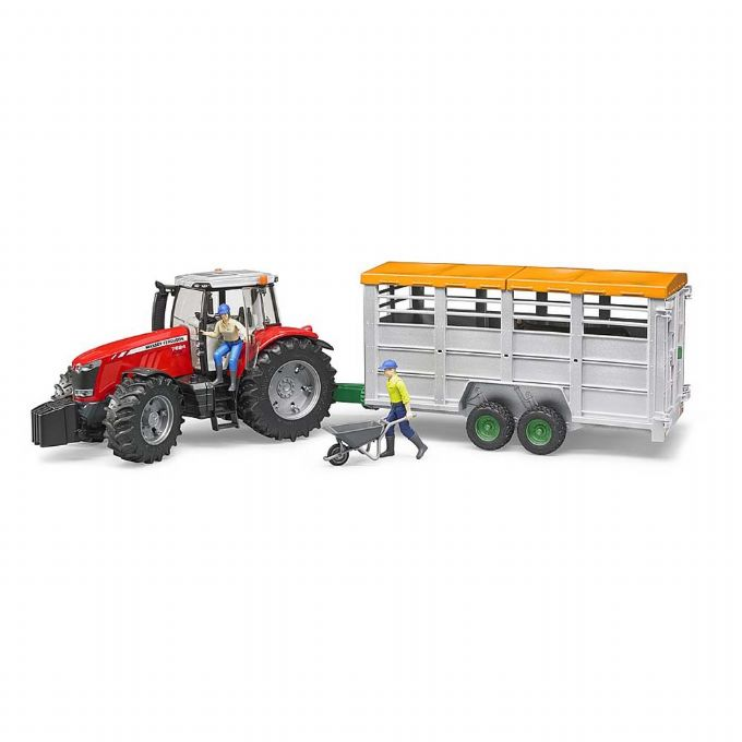 Livestock trailer with 1 cow version 4