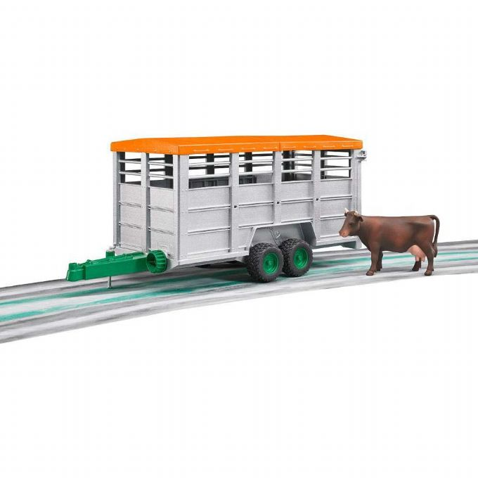 Livestock trailer with 1 cow version 5