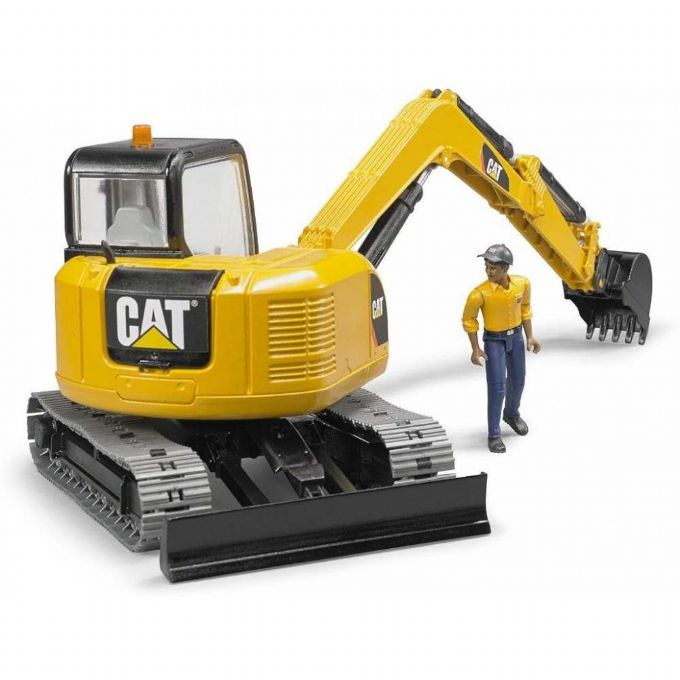 Cat Mini Excavator with worker version 4