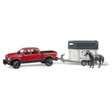 Dodge RAM 2500 with horse trailer and horse