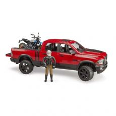 Ram 2500 Car with motorcycle