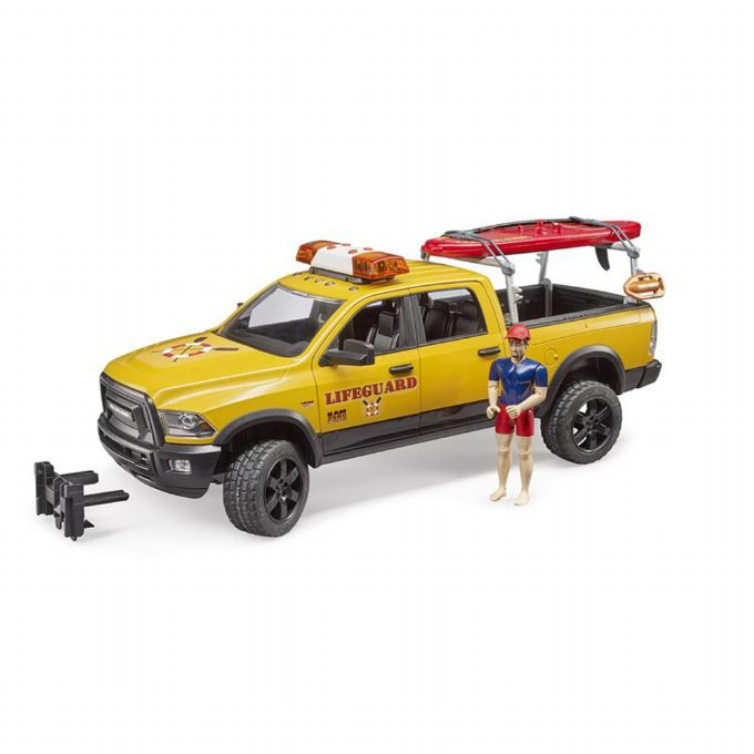 Bruder Lifeguard Pickup Truck with figure version 3