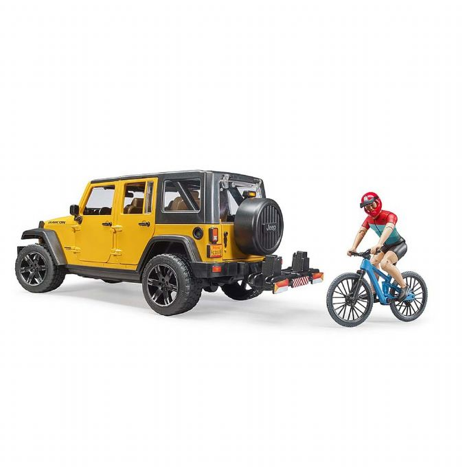 Jeep Wrangler Rubicon med cykelrytter version 2