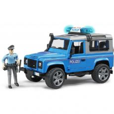 Defender Land Rover Police car with figure