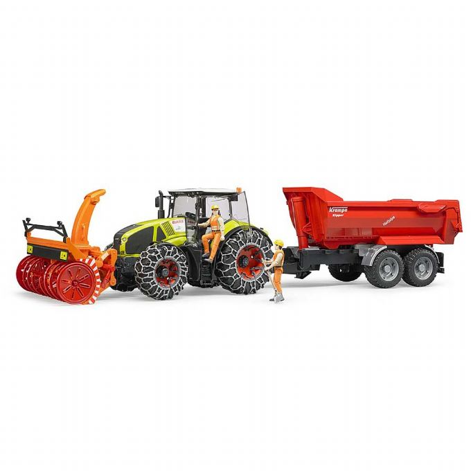 Claas Axion 950 tractor with snowplow version 5