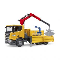 Scania Super 560R Crane truck with 2 pallets