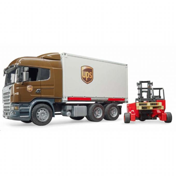 Scania R-Series Logistikk transportsett UPS Bruder Truck 03581 Lastebiler