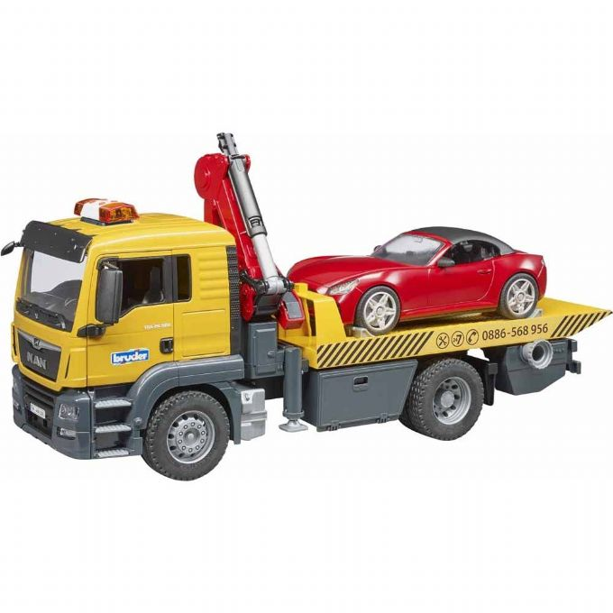 MAN TGS tow truck with roadster version 3