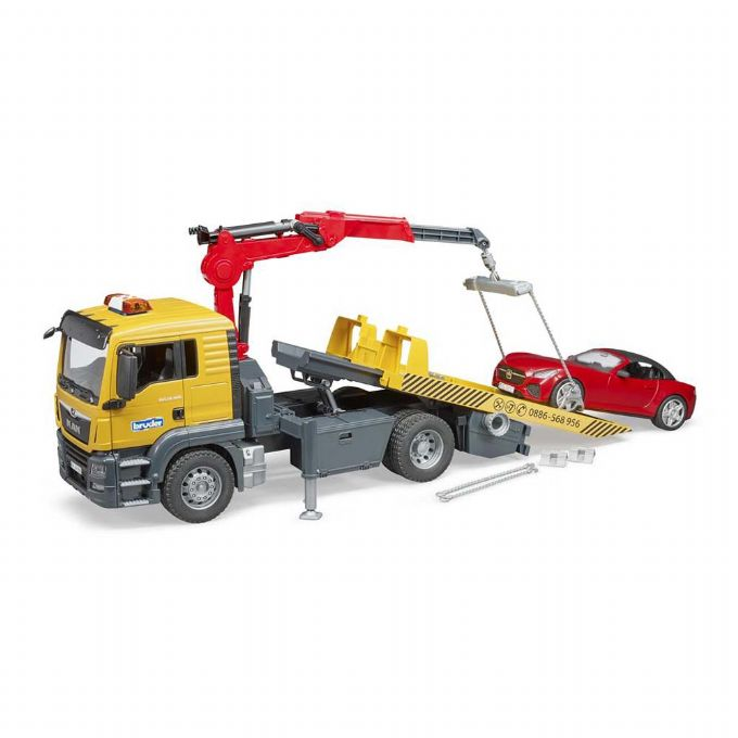 MAN TGS tow truck with roadster version 4