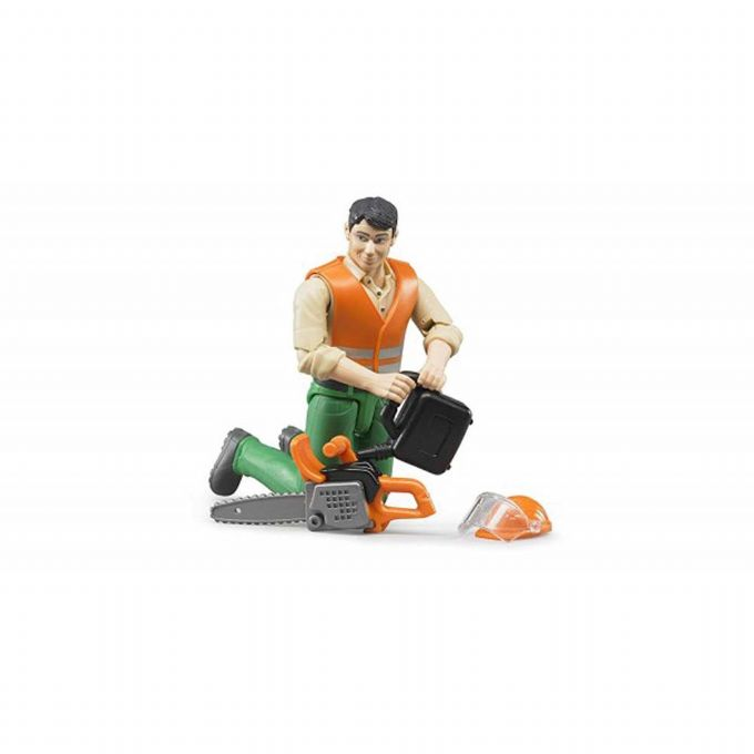 Forestry worker with accessories version 4