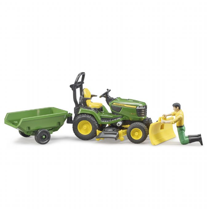 John Deere lawn tractor with trailer version 2