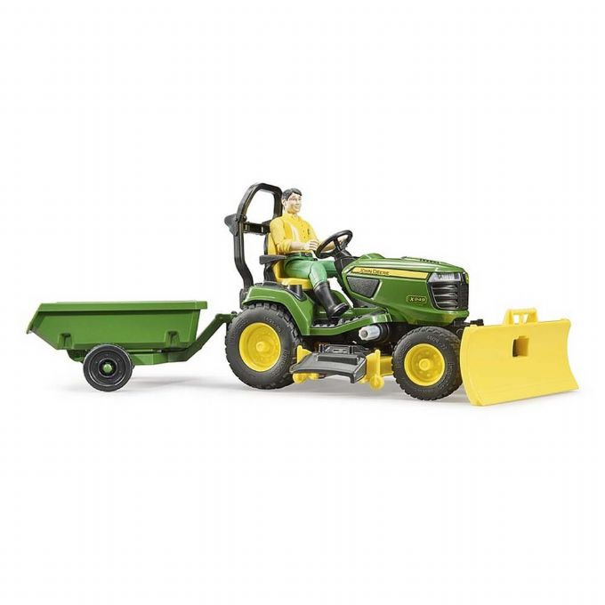 John Deere lawn tractor with trailer version 3