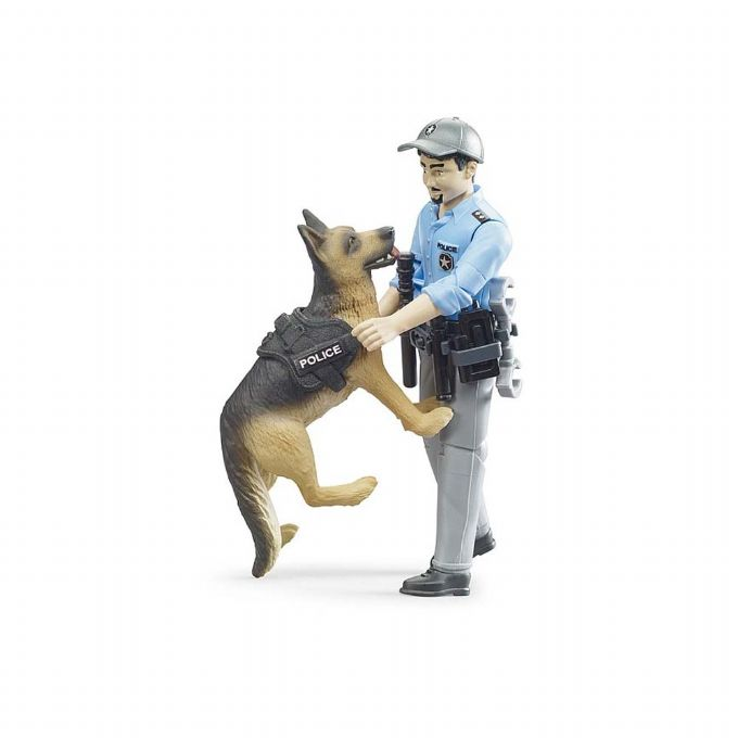 Polizist mit Polizeihund version 2