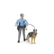 Polizist mit Polizeihund