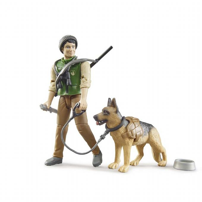 Forest ranger with dog and equipment (Bruder 62660)