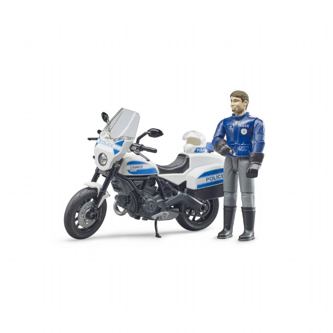 Politi motorcykel med politimand version 2