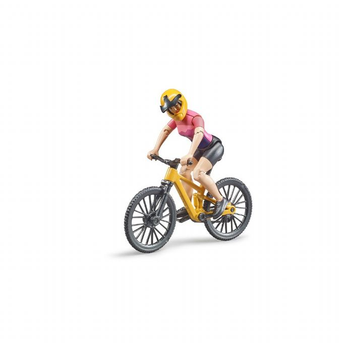 bworld mountain bike with female cyclist version 1