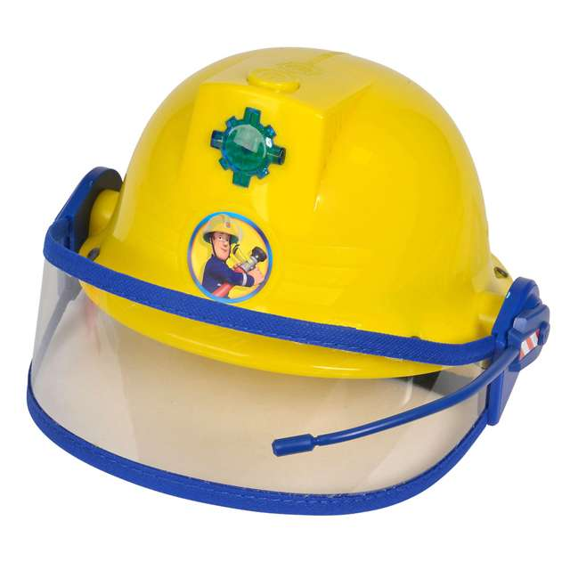 Brandmand Sam hjelm med sirene og lys version 1