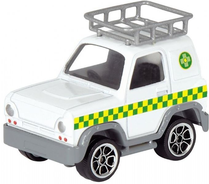 Dyrlge ambulance jeep die cast version 1