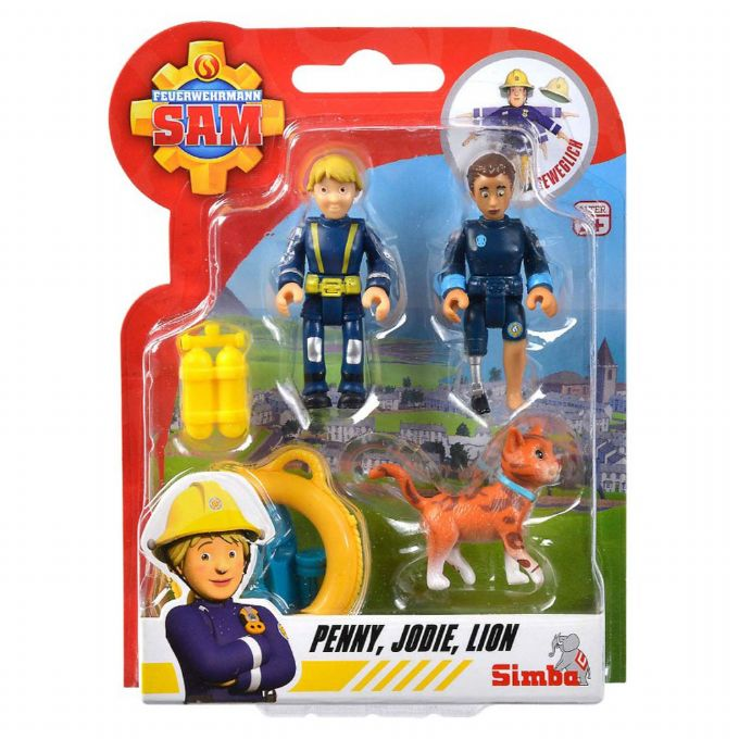 Fireman Sam Penny, Jodie and Lion version 2