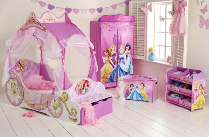 Disney Prinsessa Vagnsng med madrass version 6