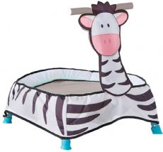 Min frste trampolin zebra