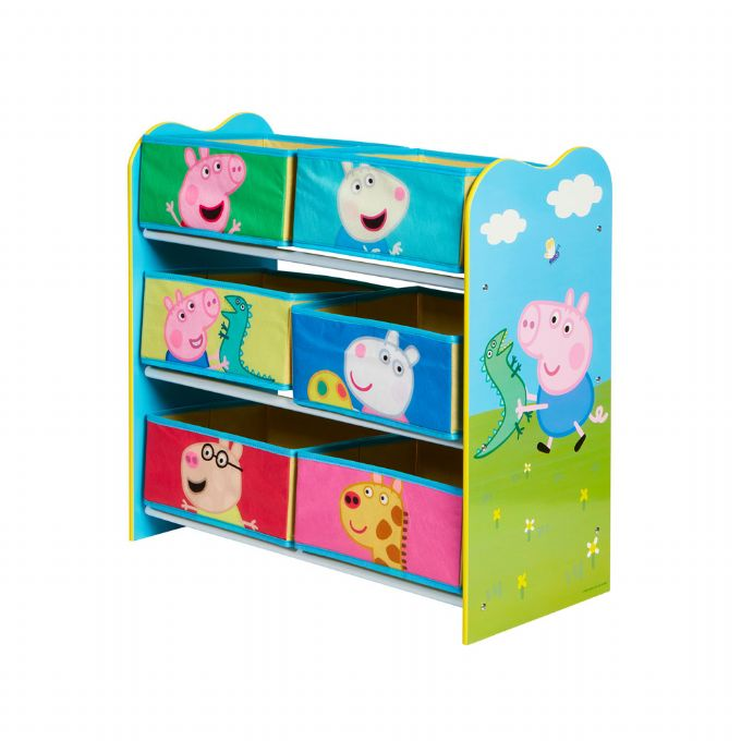 Gurli Pig Bookcase with 6 Baskets version 3