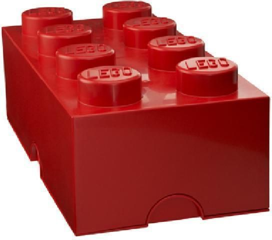 LEGO til opbevaring Rød - LEGO Opbevaring med knopper Shop - Eurotoys.dk