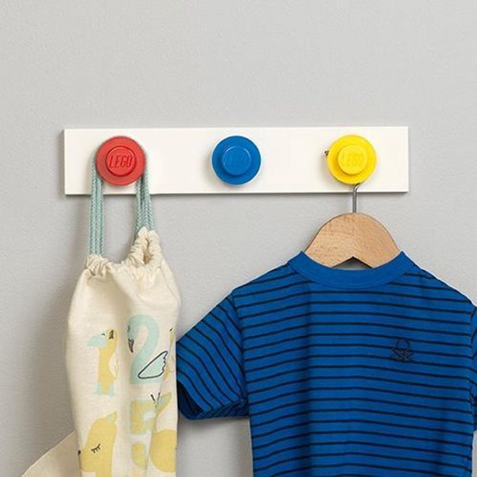 LEGO Coat rack red, blue and yellow version 3
