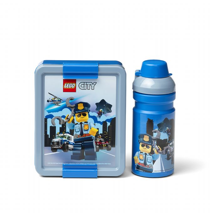 LEGO City lunsjboks og drikkeboks version 1