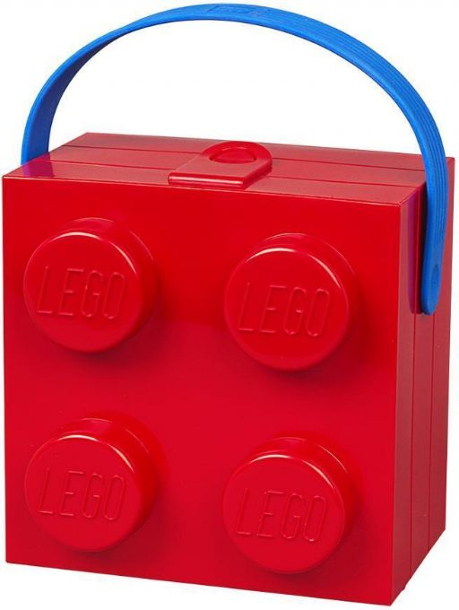 LEGO Lunchbox mit Griff Rot version 1