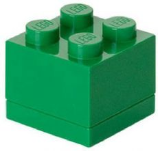 Lego Palikka Mini Box Tummanvihre