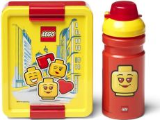 LEGO-lounaslaatikko ja juomapullo ikoninen tytt